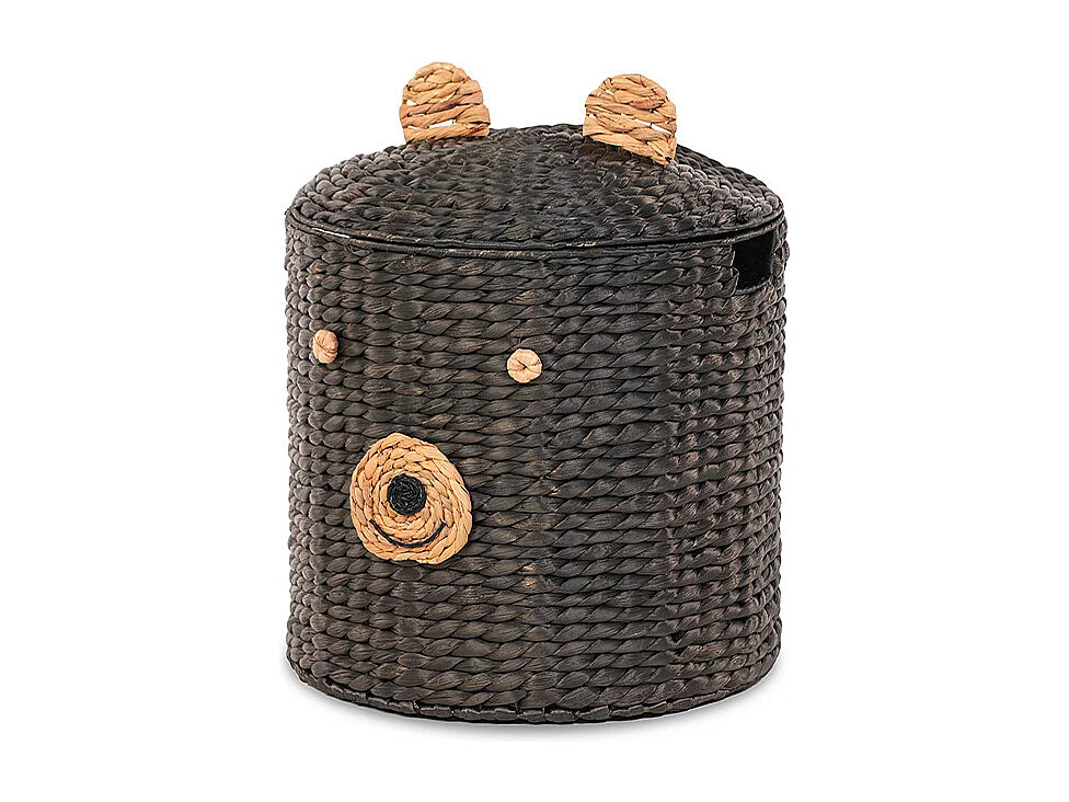 Panier ours jacinthe d'eau noir