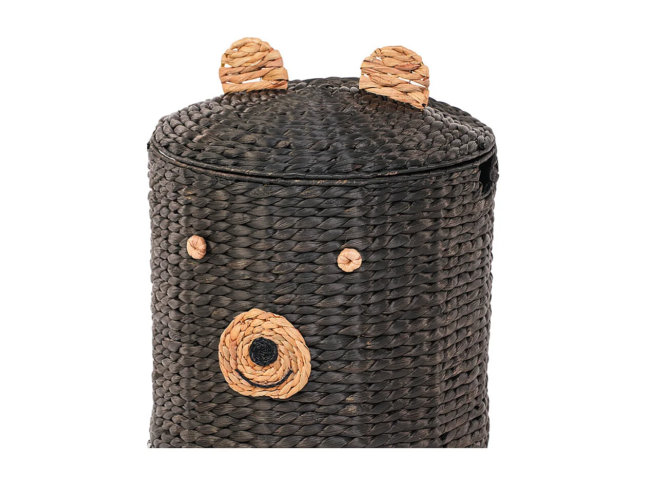 Panier ours jacinthe d'eau noir