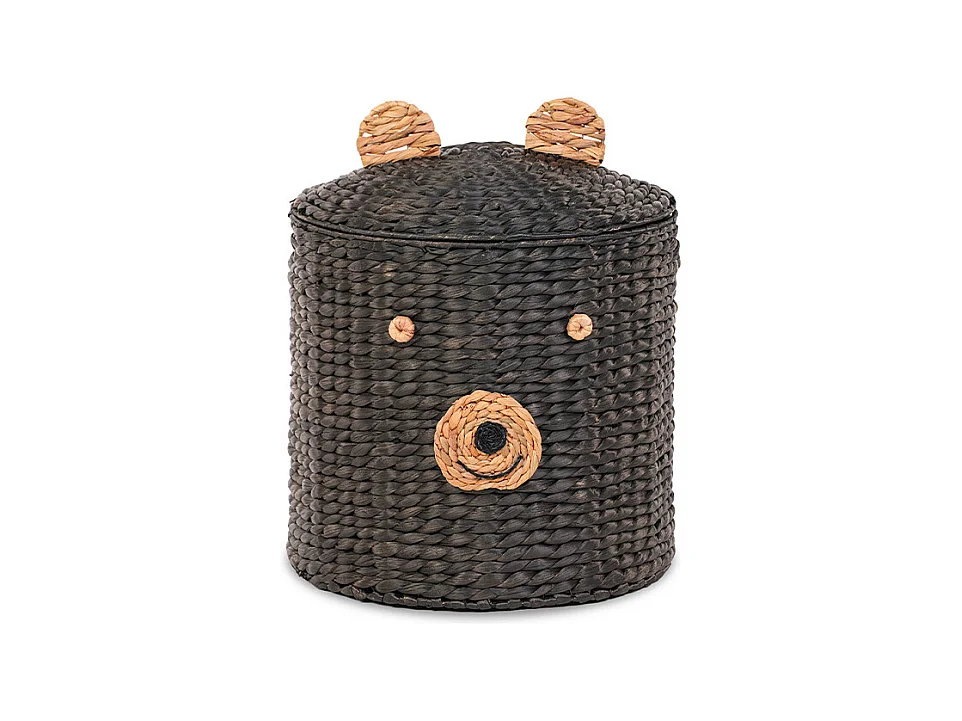 Panier ours jacinthe d'eau noir