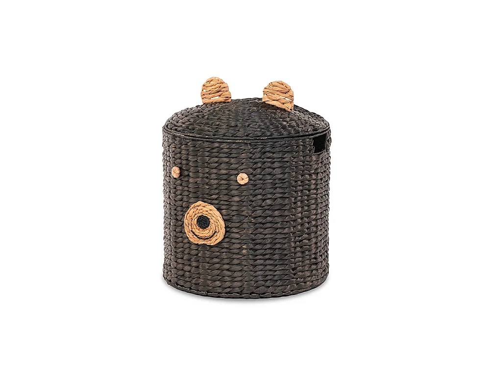 Panier ours jacinthe d'eau noir