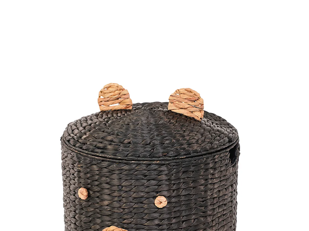 Panier ours jacinthe d'eau noir