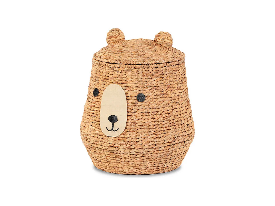 Panier ours jacinthe d'eau naturel