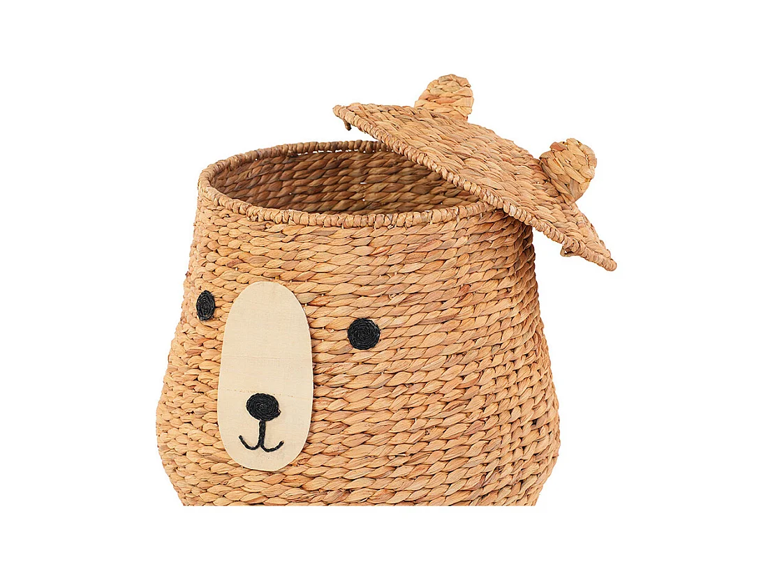 Panier ours jacinthe d'eau naturel