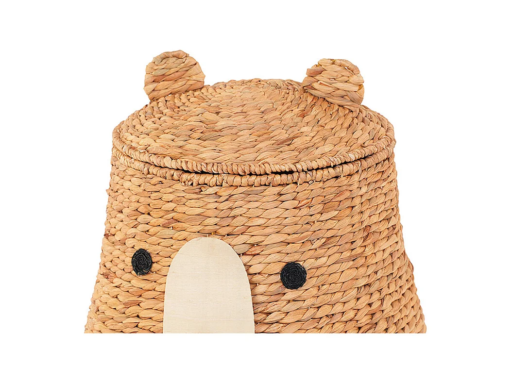 Panier ours jacinthe d'eau naturel