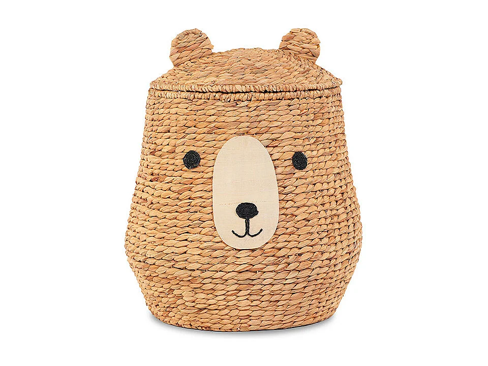 Panier ours jacinthe d'eau naturel