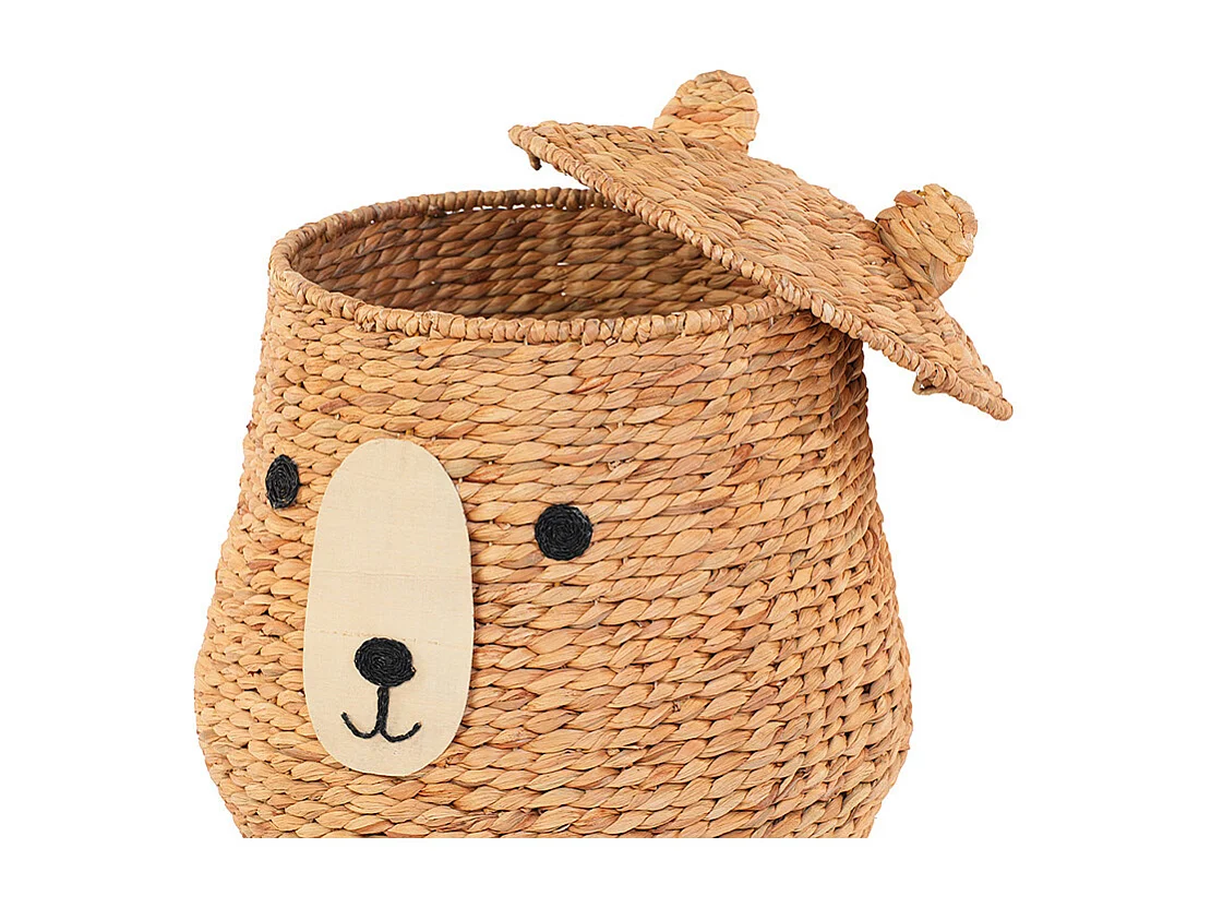 Panier ours jacinthe d'eau naturel