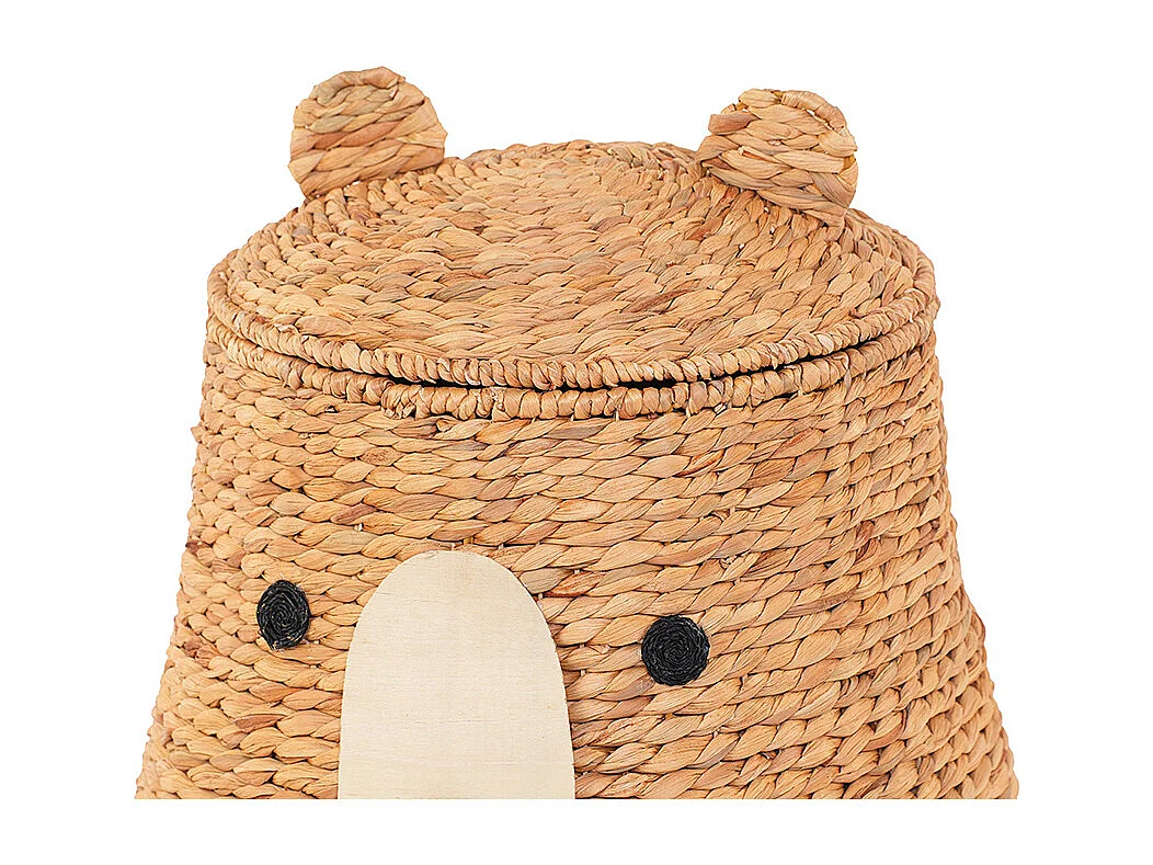 Panier ours jacinthe d'eau naturel