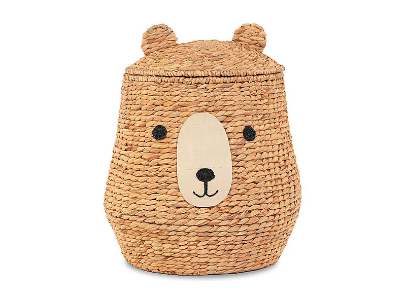 Panier ours jacinthe d'eau naturel