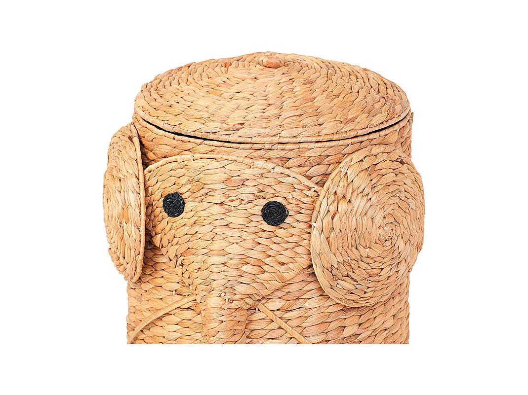 Panier elephant jacinthe d'eau naturel