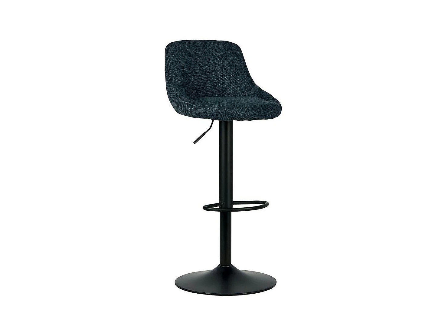 Chaise de hauteur réglable tissu bleu (lot de 2) MALMOE