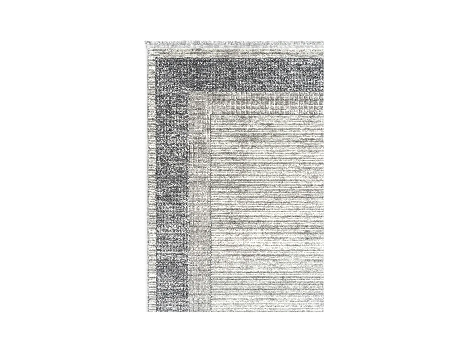 Tapis gris motifs géométriques – 120x180 cm ISTANBUL