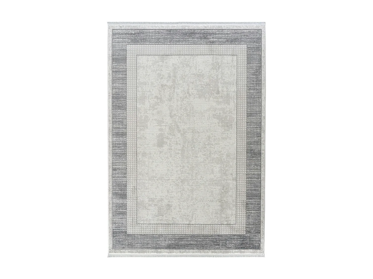 Tapis gris motifs géométriques – 120x180 cm ISTANBUL