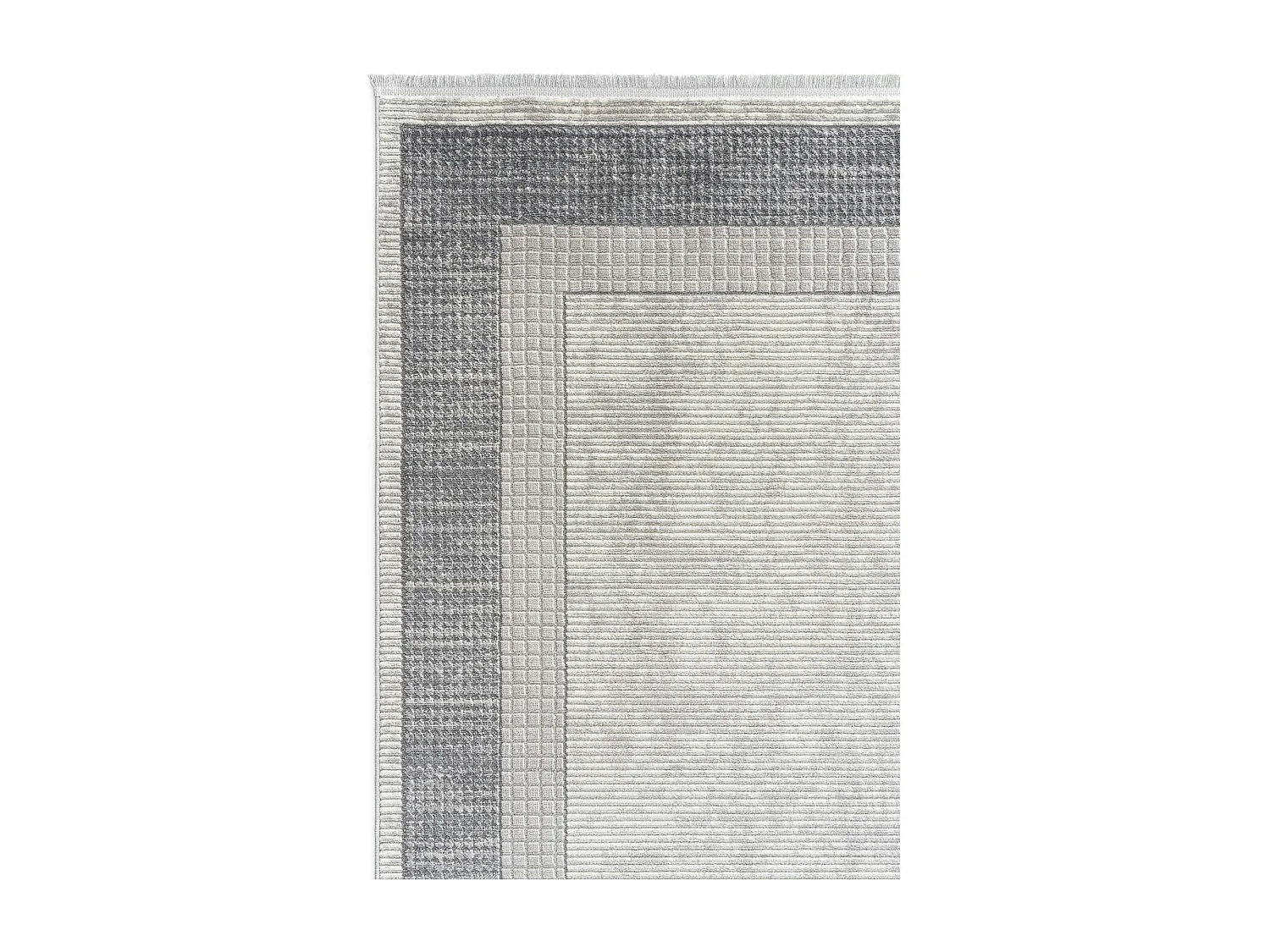 Tapis gris motifs géométriques – 120x180 cm ISTANBUL