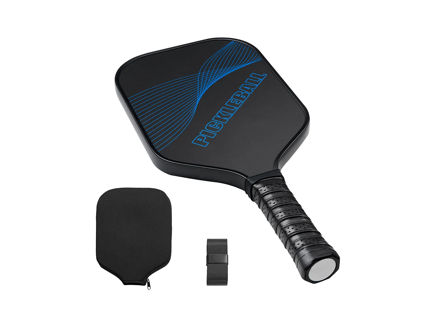 Raquette de Pickleball SucceBuy avec Surface en Fibre de Carbone T700, Raquette de Haute Qualité pour une Puissance, un Contrôle et un Effet Améliorés