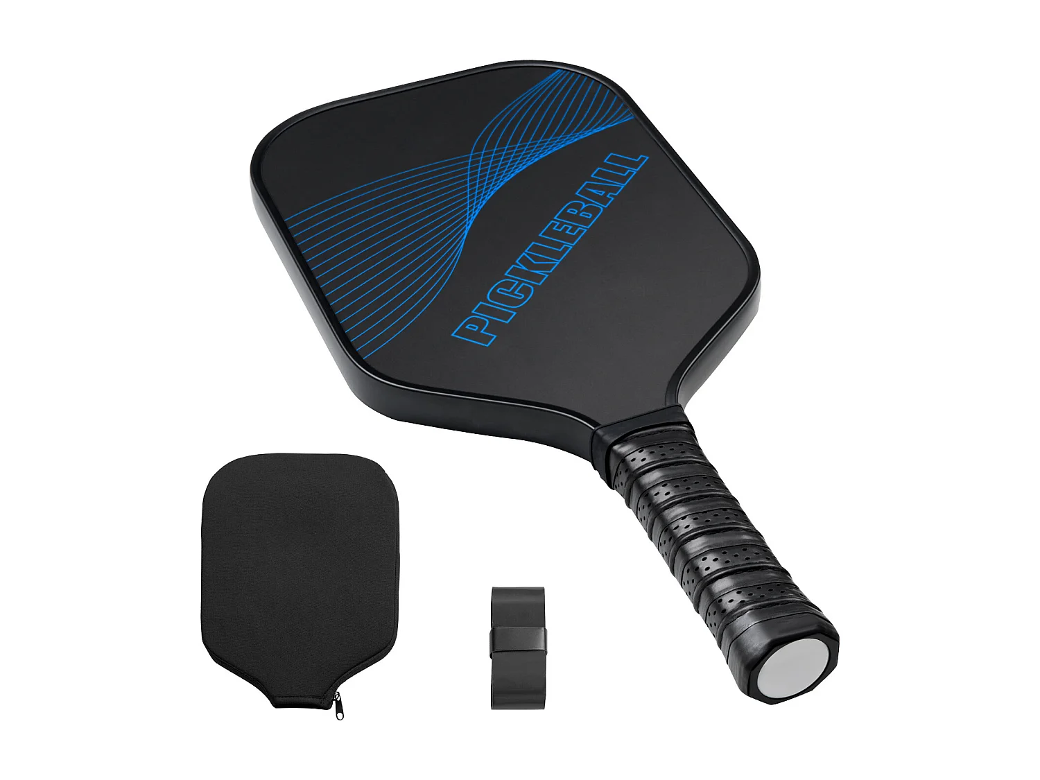 Raquette de Pickleball SucceBuy avec Surface en Fibre de Carbone T700, Raquette de Haute Qualité pour une Puissance, un Contrôle et un Effet Améliorés