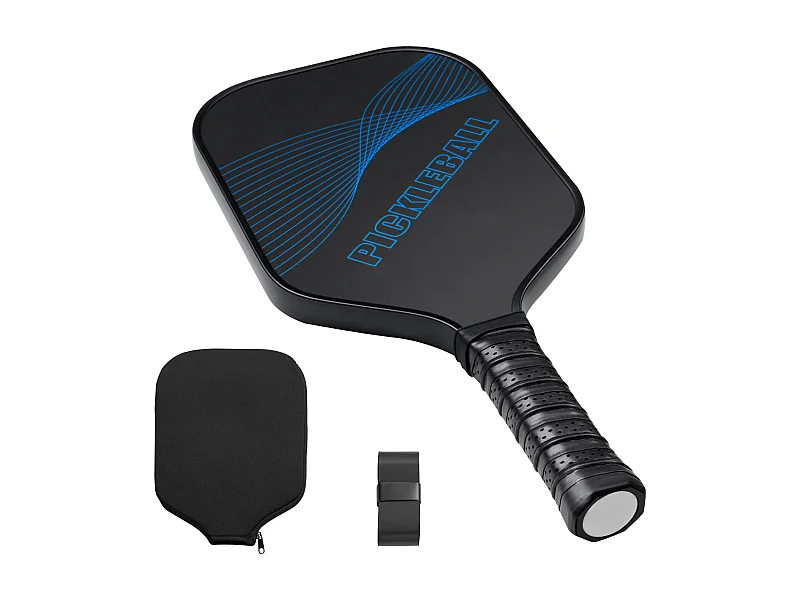 Rachetta di Pickleball SucceBuy con Superficie di Fibra di Carbonio T700, Rachetta di Alta Qualità per una Potenza, un Controllo e un Effetto Migliorati