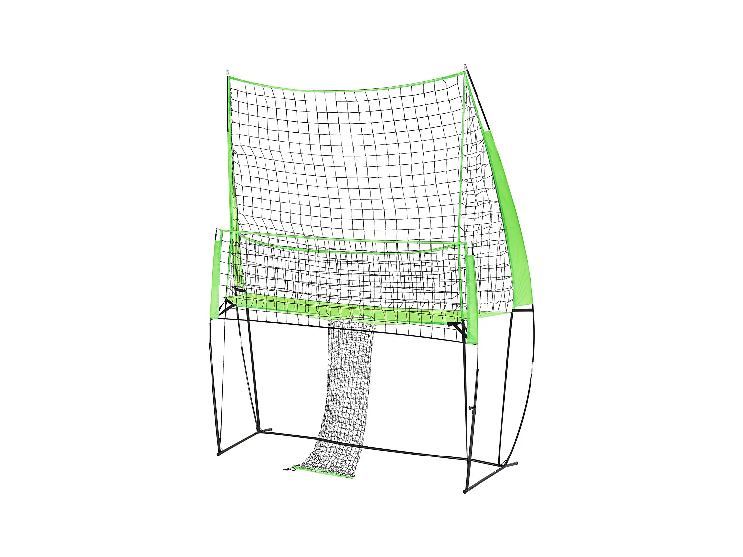 Filet de Volley-Ball SucceBuy Portable, Filet d'Entraînement de Volley-Ball Réglable en Hauteur avec Retour de Balle, pour Service Intérieur et Extérieur