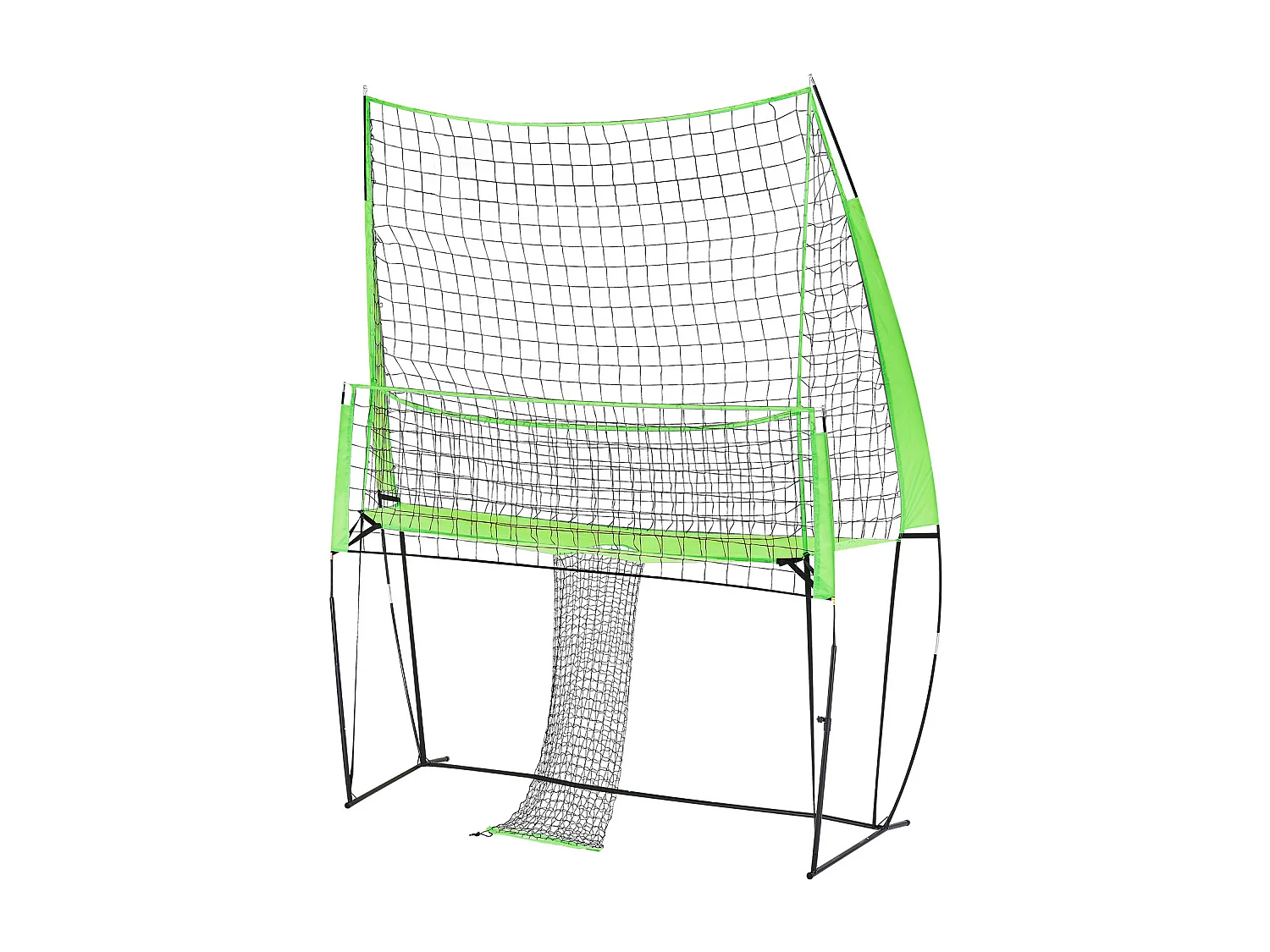 Filet de Volley-Ball SucceBuy Portable, Filet d'Entraînement de Volley-Ball Réglable en Hauteur avec Retour de Balle, pour Service Intérieur et Extérieur