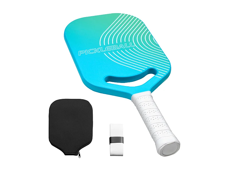 Rachetta di Pickleball SucceBuy con Aero-Throat, Superficie di Fibra di Carbonio T700 e Nucleo di Nido d'Ape, Rachetta per una Potenza, un Controllo