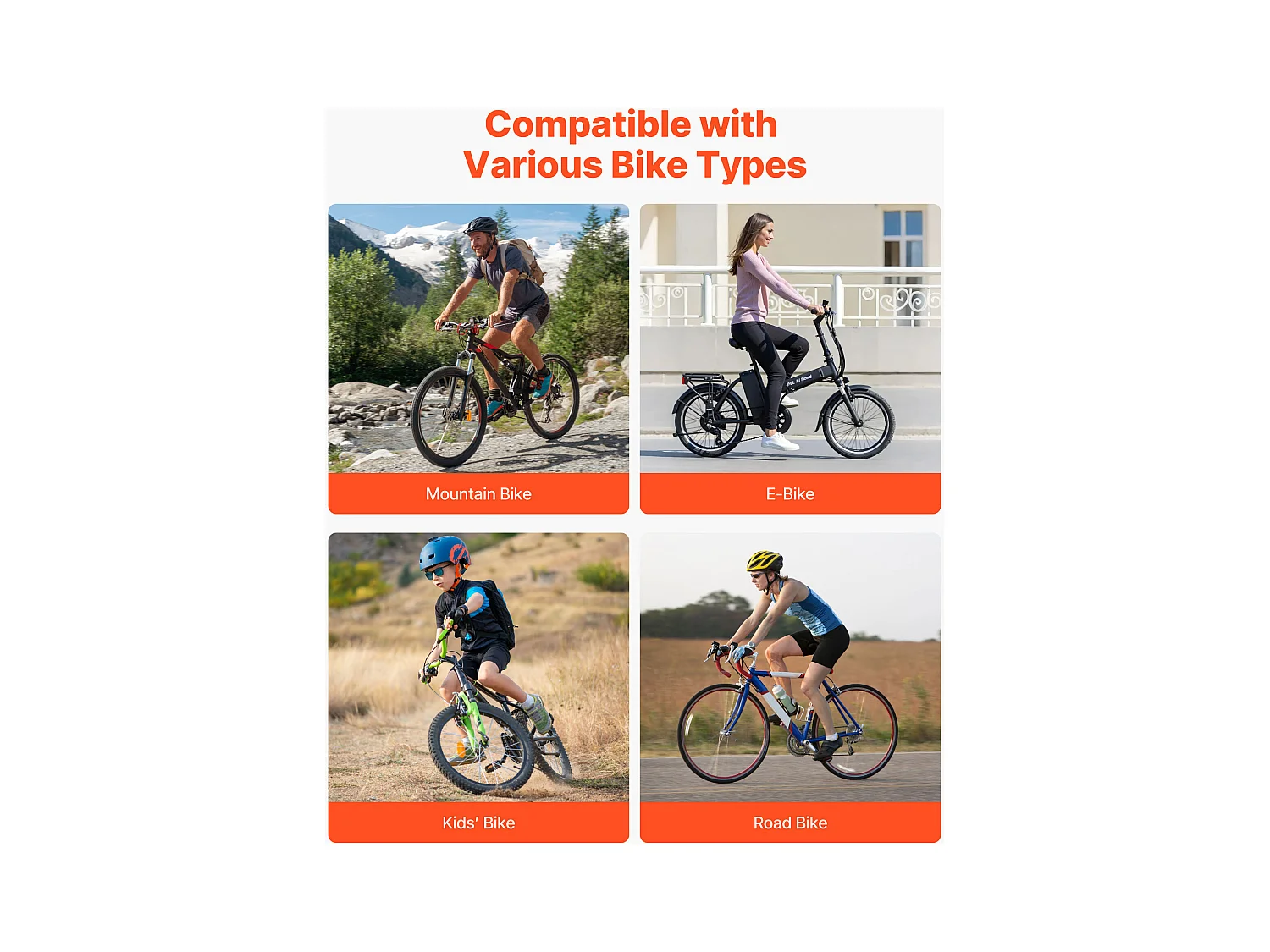 Support à Vélo Autoportant SucceBuy en Acier au Carbone pour Rangement de Bicyclettes, Garage et Intérieur avec Pneus 76,2 mm, Capacité pour 6 Vélos