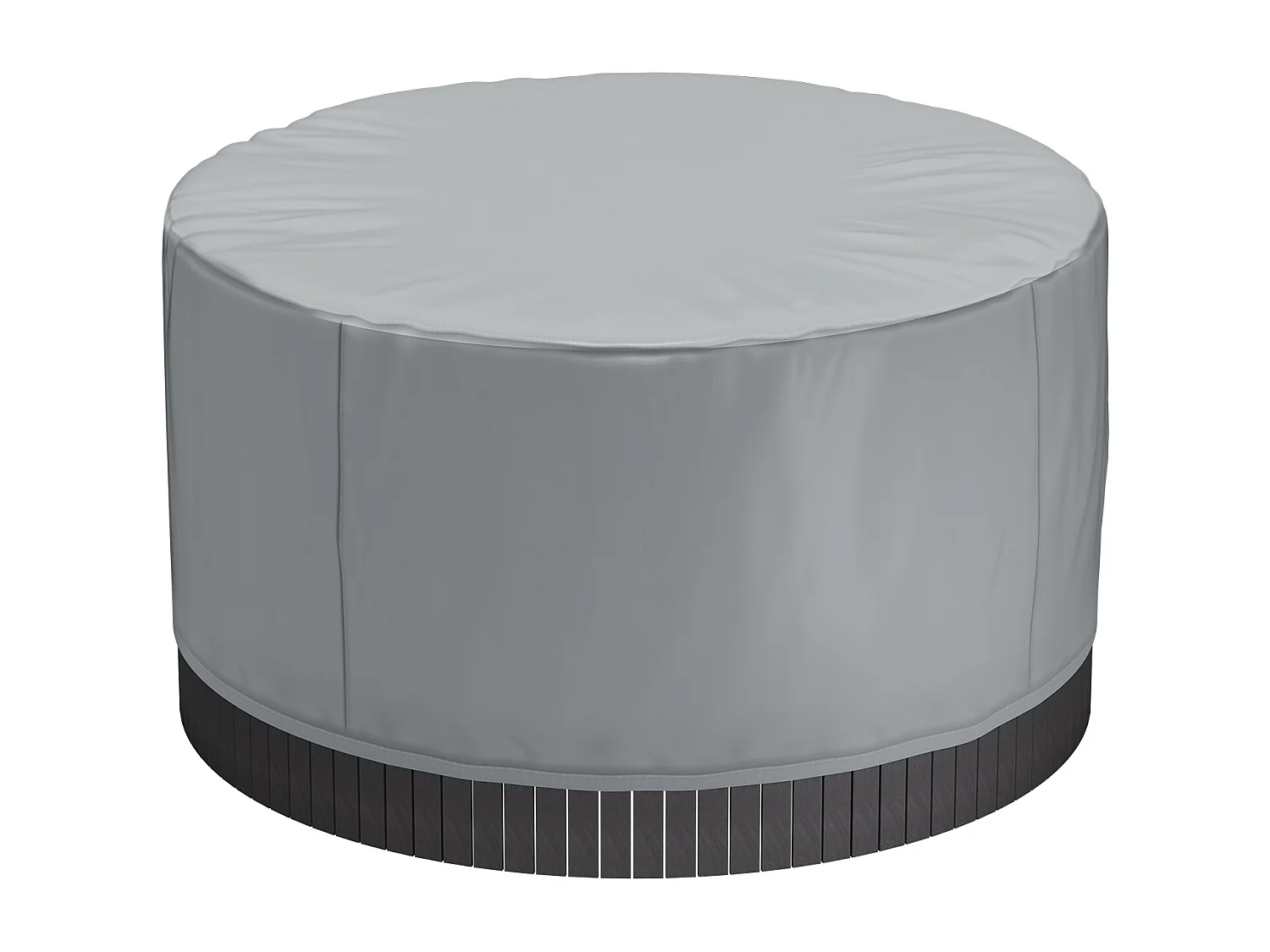 Copertura Rotonda SucceBuy per Spa, φ200 x 85 cm, Resistente alle Intemperie e all'Acqua, Tessuto Oxford 420D Ultra Resistente e Resistenza allo Strappo 950N