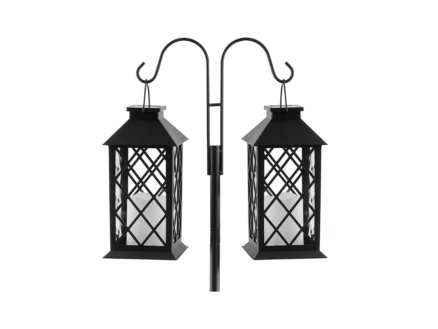 Crochet de Berger SucceBuy pour Mangeoire à Oiseaux, 156 cm, Poteau pour Mangeoires à Oiseaux, Épaisseur 1.9 cm, Support pour Jardin Suspendre Paniers