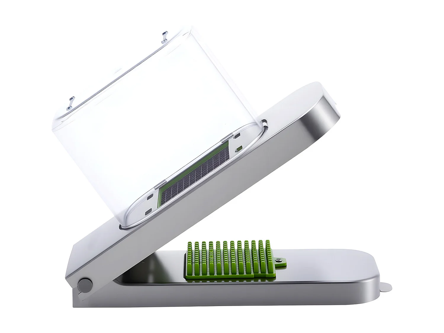 Hachoir à Légumes SucceBuy, 3 Lames en Acier Inoxydable, Coupe Légumes avec Récipient, Coupe-oignons Lavage Facile, Gadgets de Cuisine Compatible Lave-Vaisselle