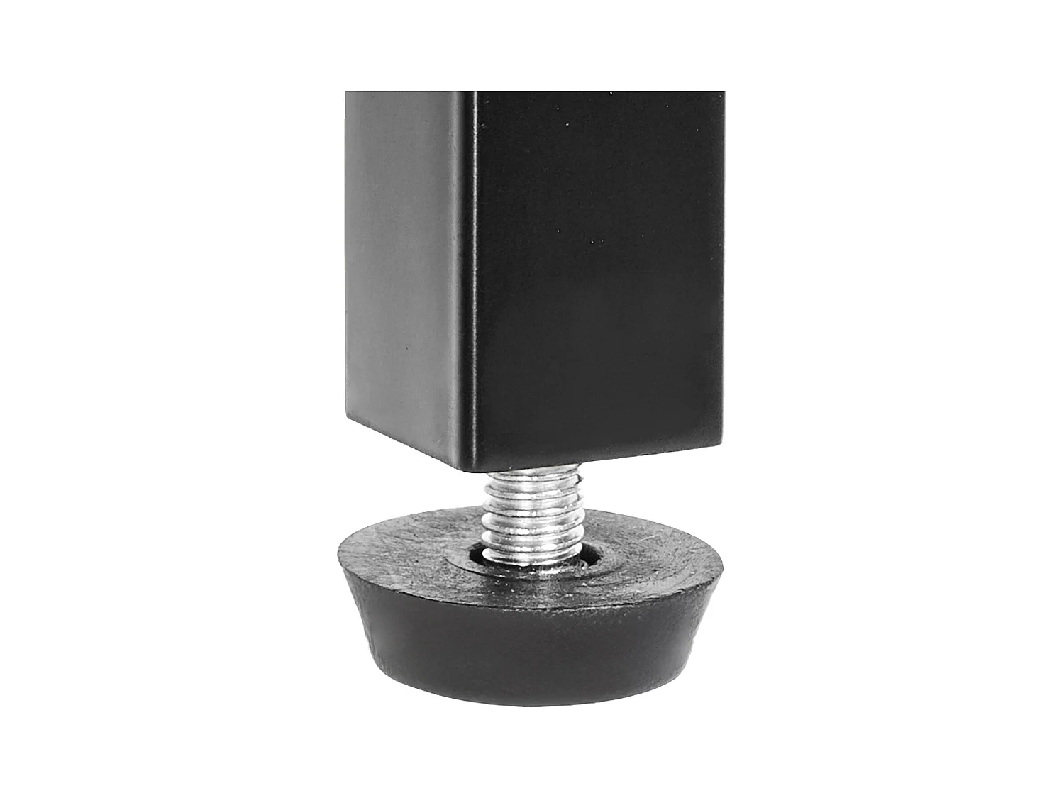 Table Console en Verre SucceBuy 2 Niveaux, Rectangulaire Moderne, Bout de Canapé avec Plateau en Verre Trempé, Pieds en Fer et Dispositif Anti-basculement, Noir