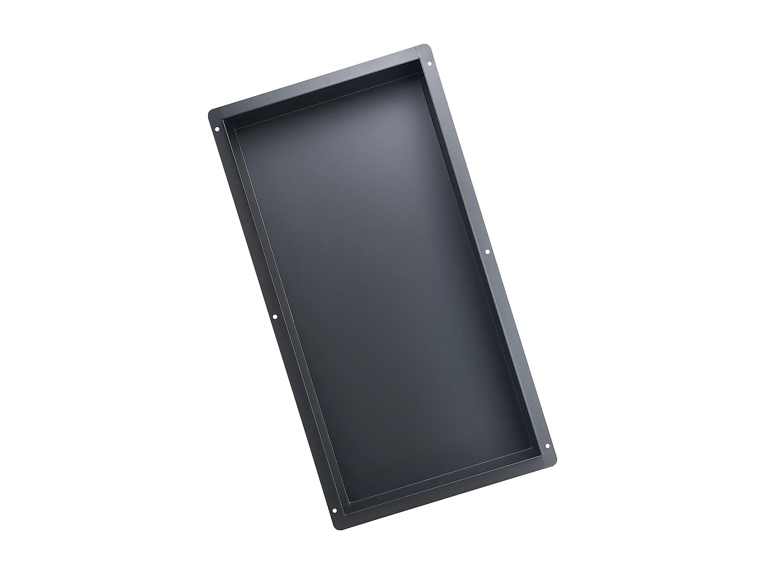 Niche Douche Encastrable SucceBuy,10,2x33x63,5 cm, Niche Murale Acier Inoxydable sans Cadre, Étagère Salle de Bain Étanche, Facile à Nettoyer, Noir