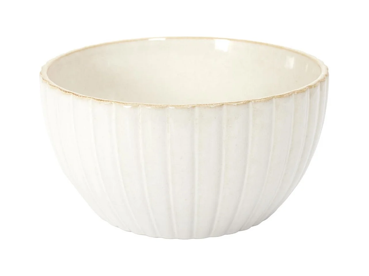 Saladier en céramique coloris beige (Ø23,5cm) - SHELLY