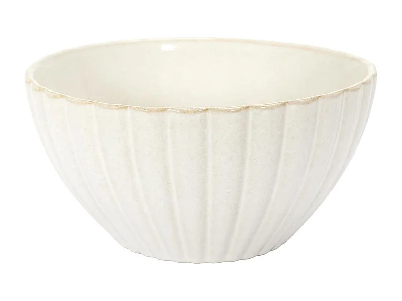 Saladier en céramique coloris beige (Ø18,5cm) - SHELLY