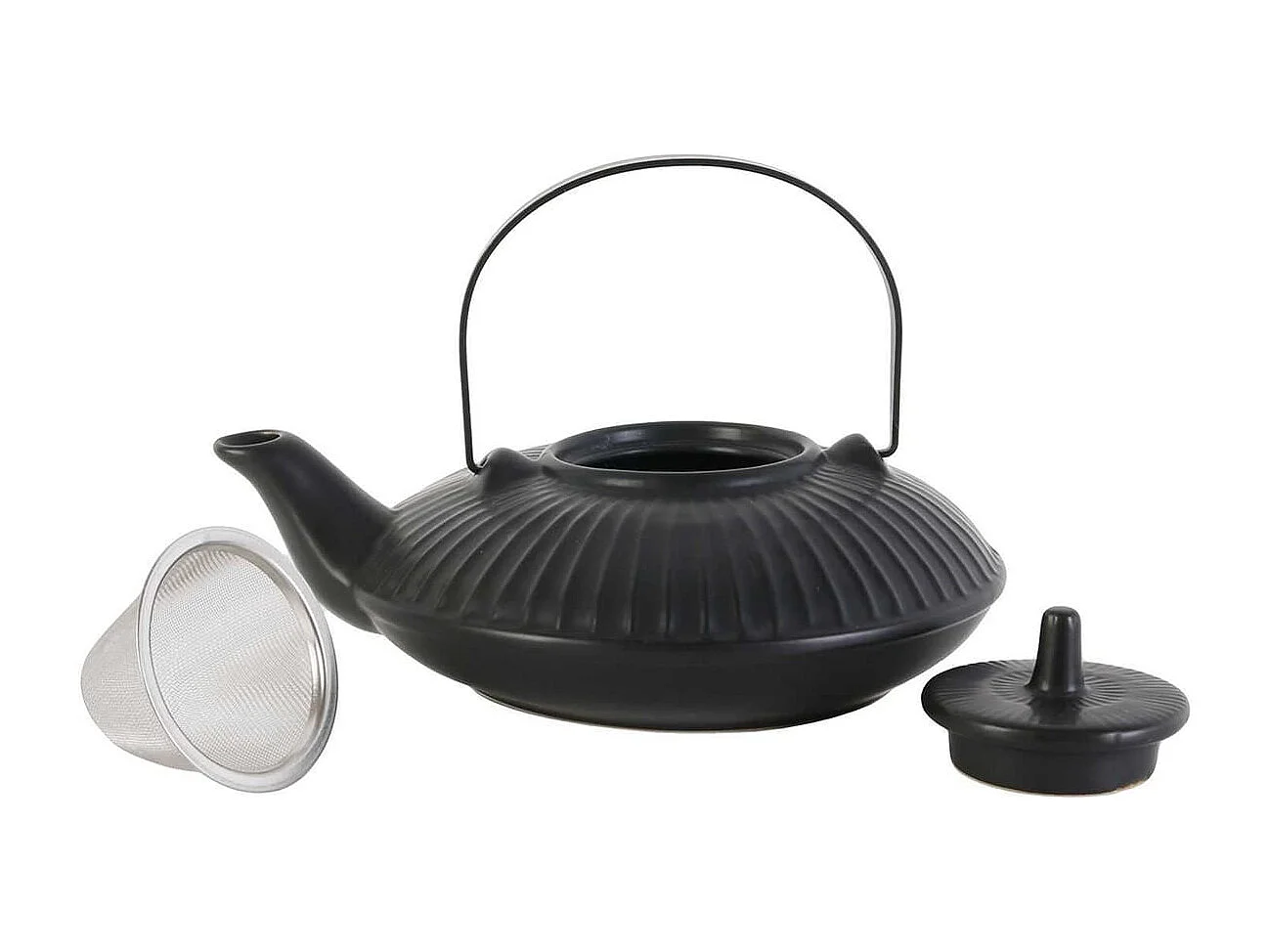 Théière en Céramique Noire 60cl - NAHO