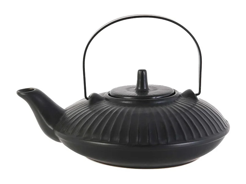 Théière en Céramique Noire 60cl - NAHO