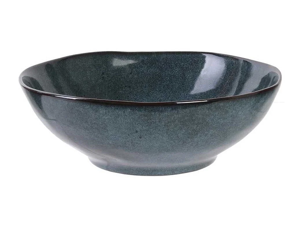 Set de 6 bols 80cl en céramique au grés du temps bleu - GALET