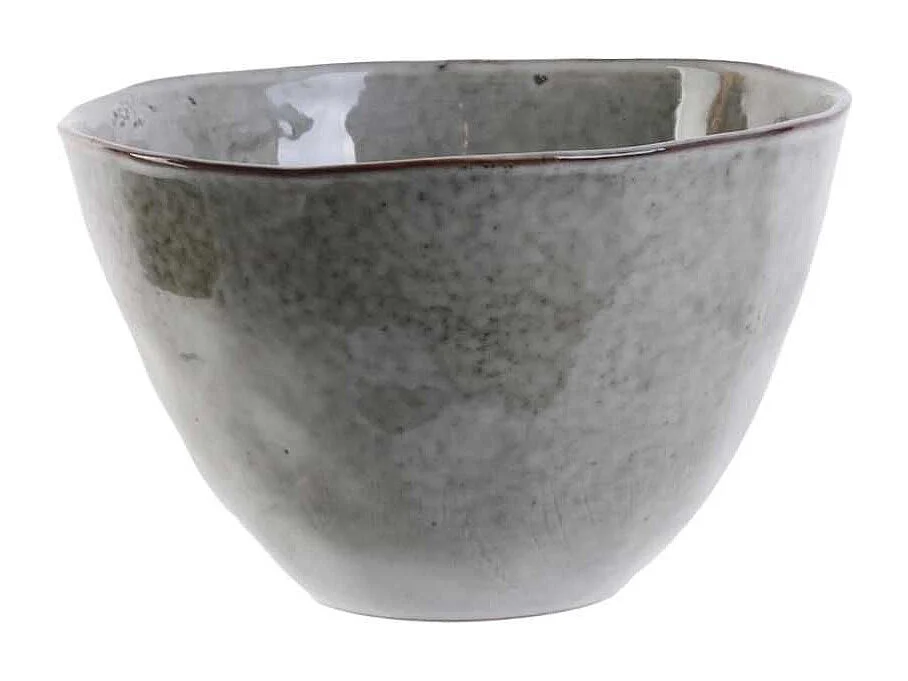 Set de 6 bols 55cl en céramique au grés du temps gris - GALET