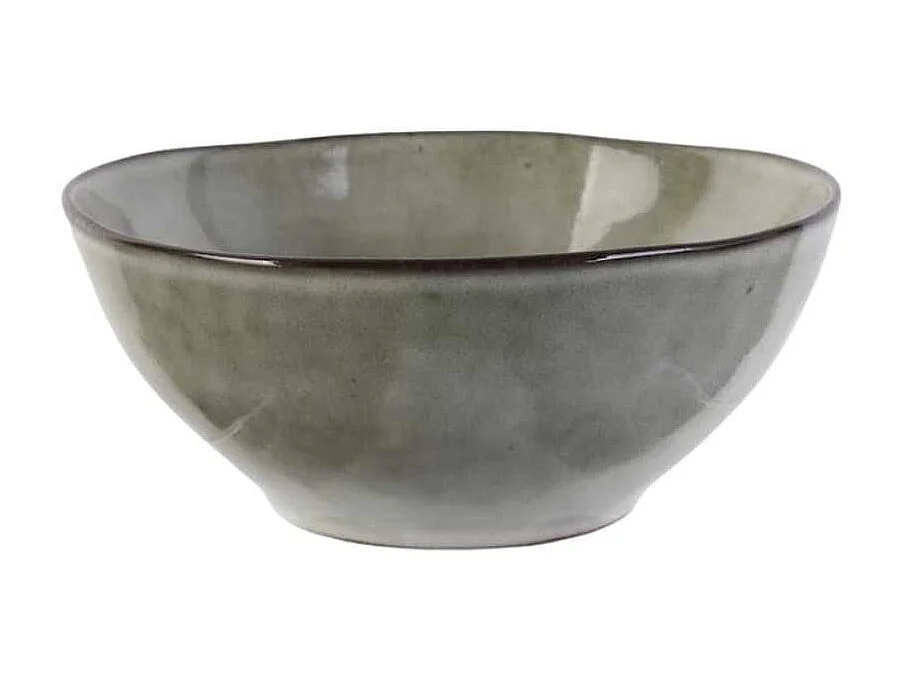 Set de 6 bols 35cl en céramique au grés du temps gris - GALET