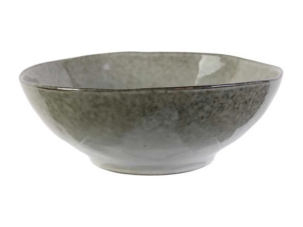 Set de 6 bols 80cl en céramique au grés du temps gris - GALET