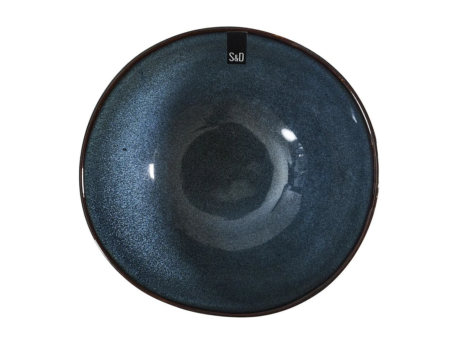 Set de 6 bols 35cl en céramique au grés du temps bleu - GALET