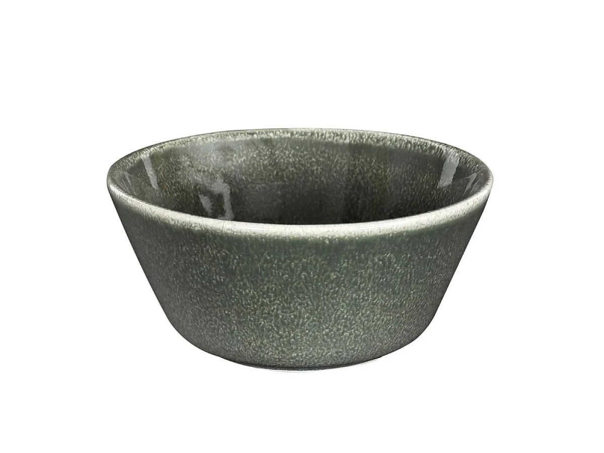 Set de 6 bols en céramique au grés du temps vert (Ø15cm) - MAKA