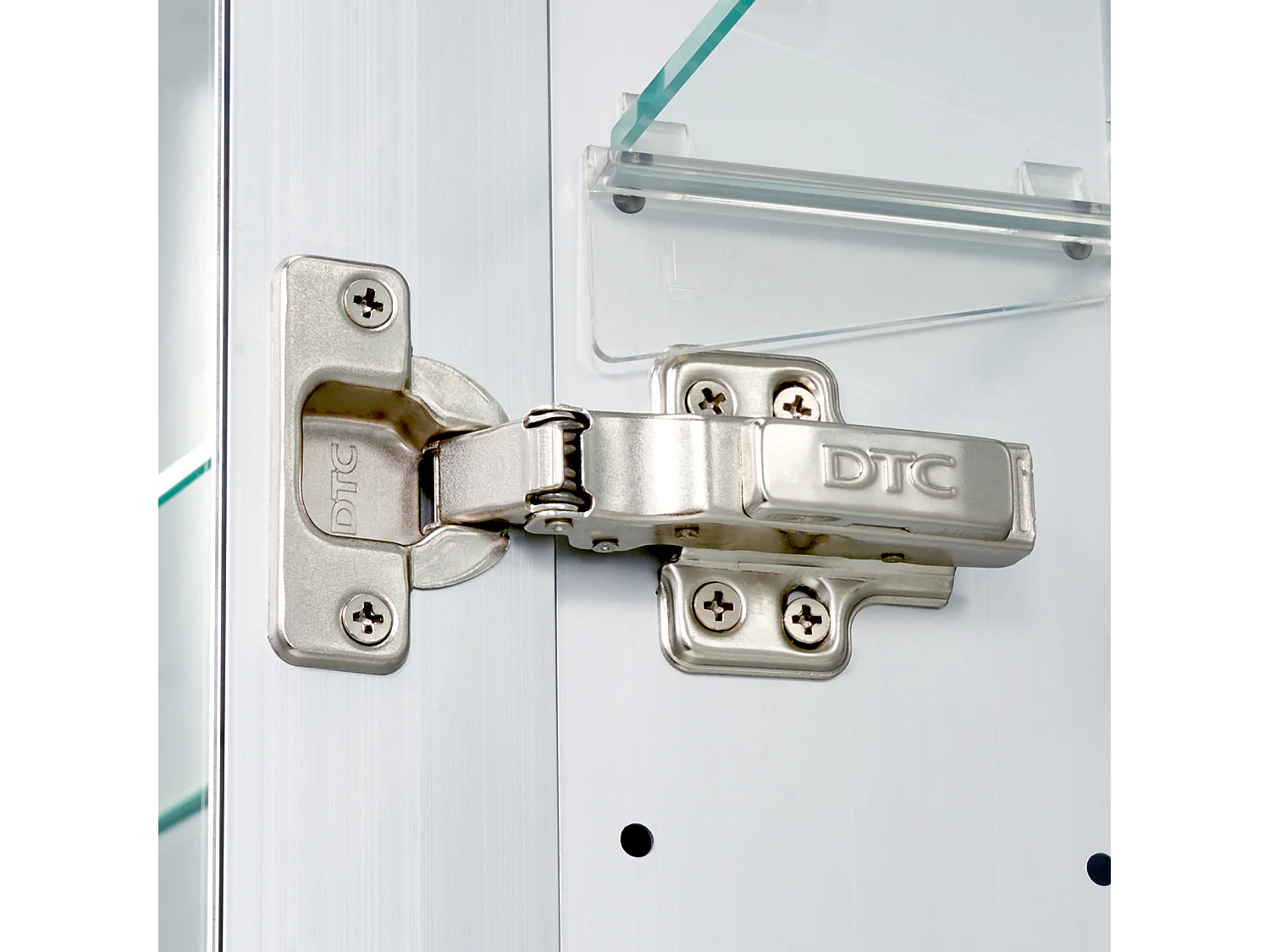 Wandschrank für Badezimmer SucceBuy Spiegelschrank mit Spiegel aus Gehärtetem Glas und LED-Beleuchtung mit 3 Einstellbaren Farben und Dimmfunktion, 100 x 60 cm