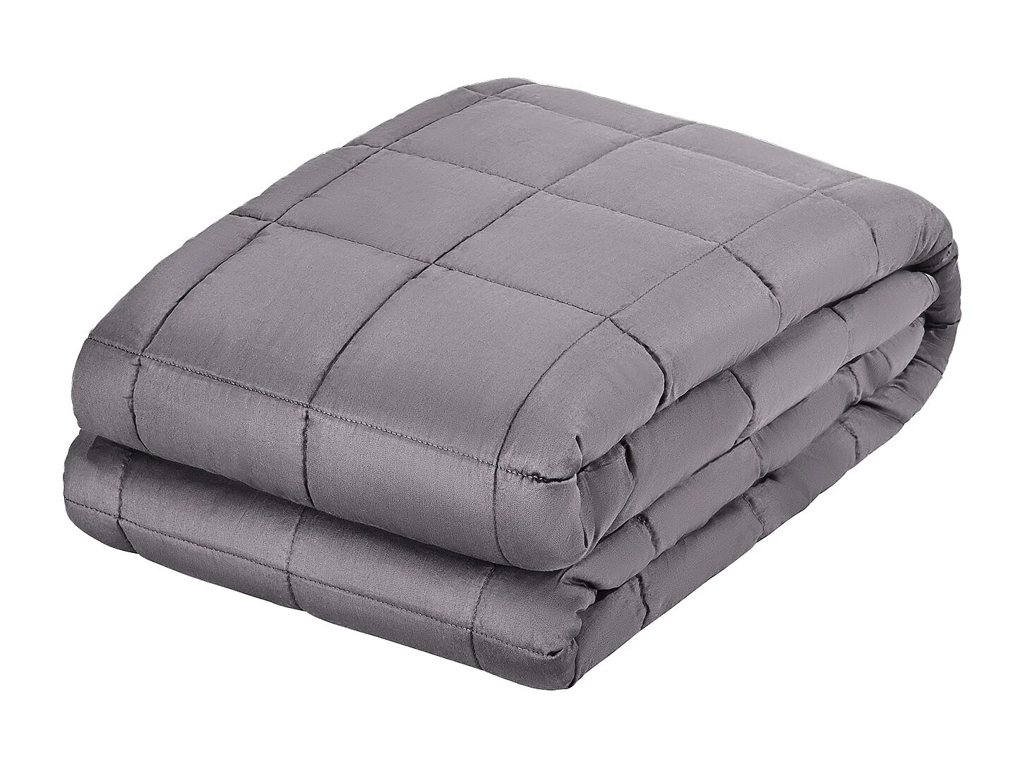 Couverture Lestée SucceBuy, Couette Lourde 203 x 221 cm, 11,5 kg, avec Perles de Verre, Convient aux Personnes 113-140 kg, pour Soulager Anxiété et Stress, Gris