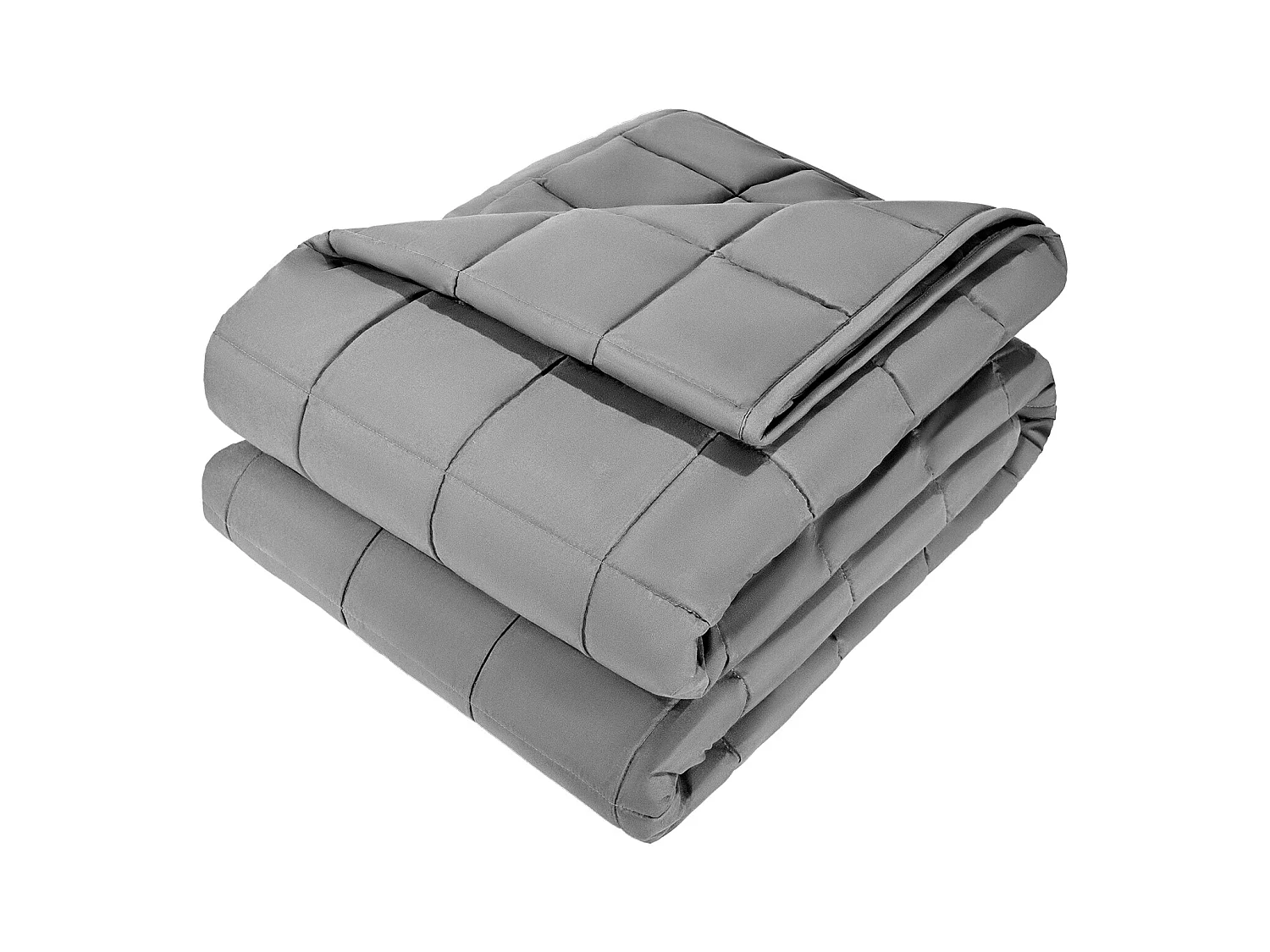 Couverture Lestée SucceBuy, Couette Lourde 223,5 x 264 cm, 9,2 kg, avec Perles de Verre, Convient aux Personnes 90-113 kg, pour Soulager Anxiété et Stress, Gris