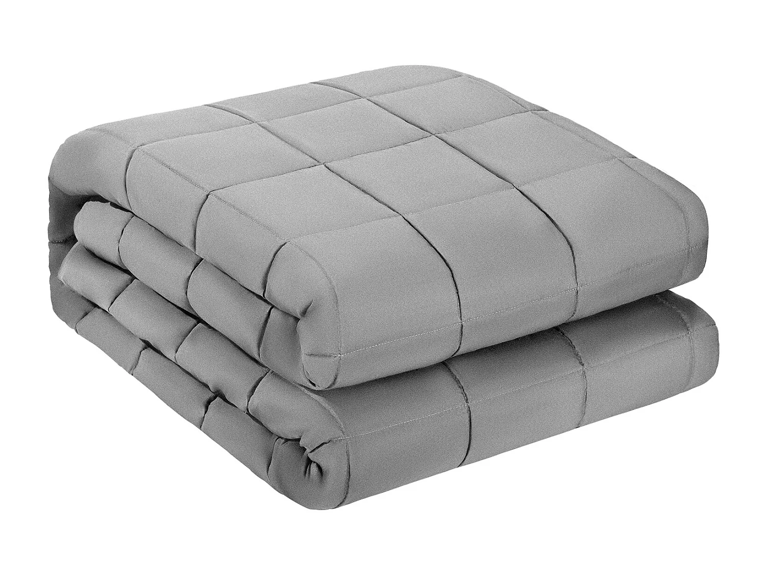 Couverture Lestée SucceBuy, Couette Lourde 223,5 x 264 cm, 9,2 kg, avec Perles de Verre, Convient aux Personnes 90-113 kg, pour Soulager Anxiété et Stress, Gris