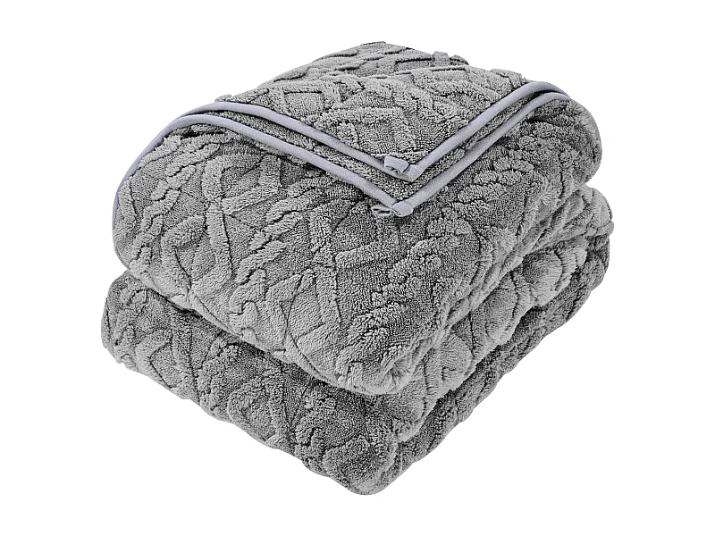 Verzwaarde Deken SucceBuy, Zware Deken 152 x 203 cm, 9,2 kg, Zachte, Warme Fleece met Glazen Kralen, Geschikt voor Personen van 90-113 kg, Grijs