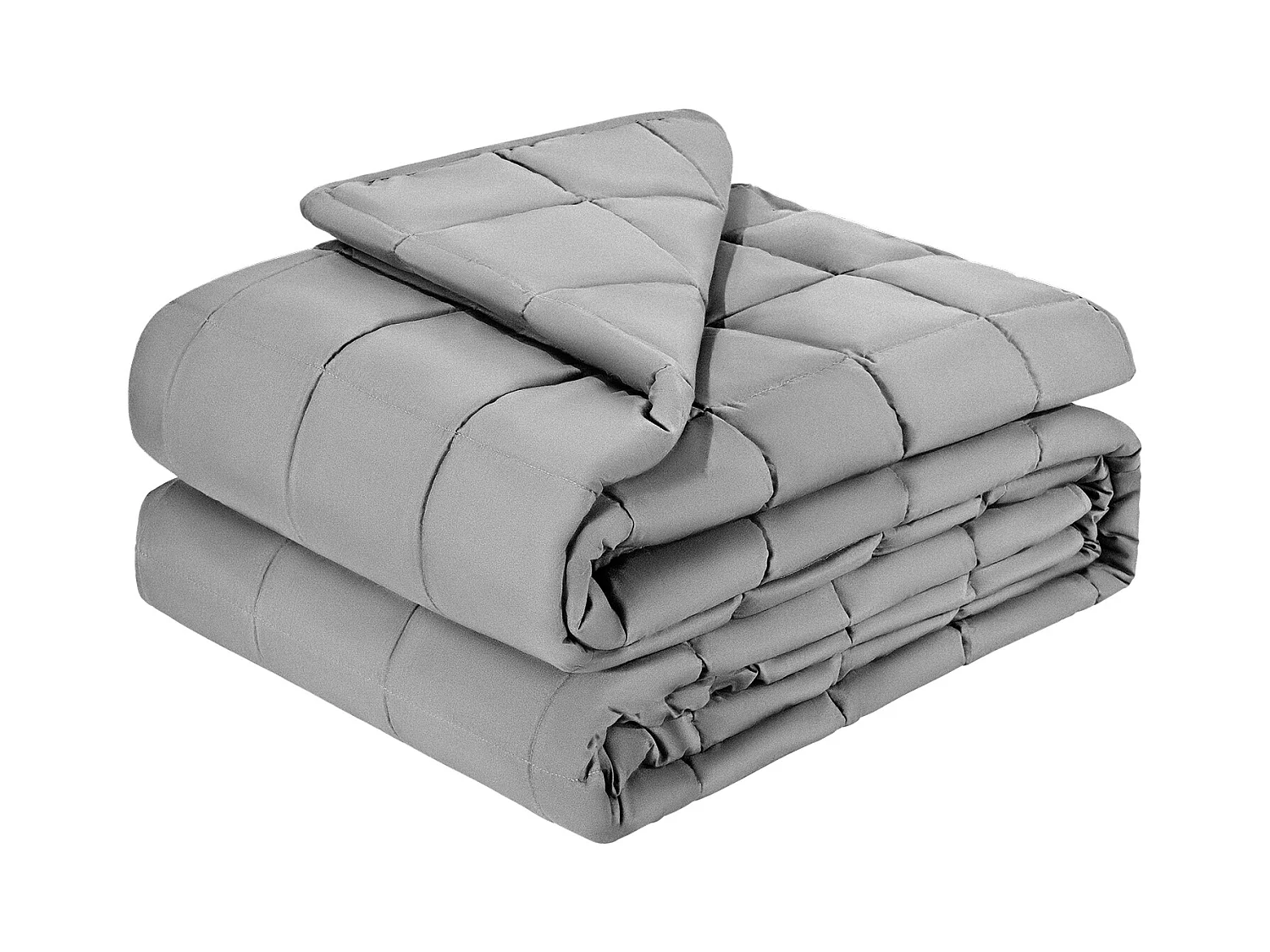 Couverture Lestée SucceBuy, Couette Lourde 223,5 x 264 cm, 11,5 kg, avec Perles de Verre, Convient aux Personnes 113-140 kg, pour Soulager Anxiété et Stress, Gris