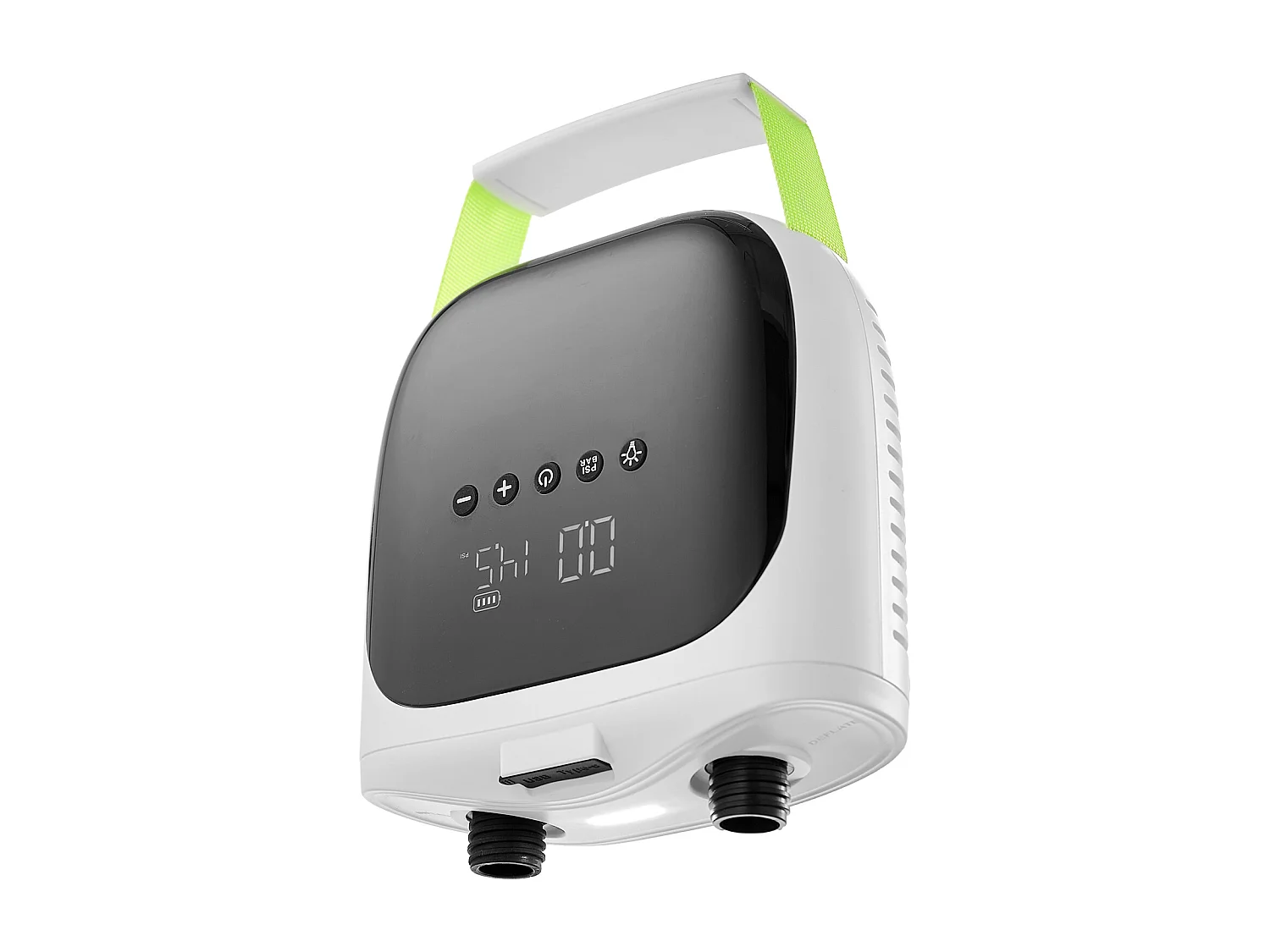 Pompe à Air Électrique pour Paddle Haute Pression SucceBuy Gonfleur Rechargeable à Deux Étages pour SUP avec Arrêt Automatique, Fonction de Dégonflage, 20 psi