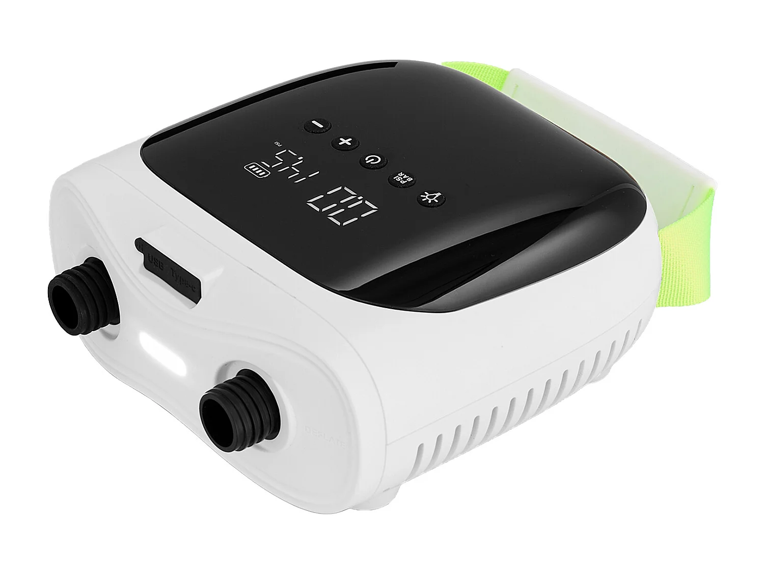 Pompe à Air Électrique pour Paddle Haute Pression SucceBuy Gonfleur Rechargeable à Deux Étages pour SUP avec Arrêt Automatique, Fonction de Dégonflage, 20 psi