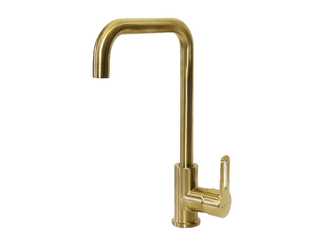 Baltic mitigeur évier or brossé - Essebagno