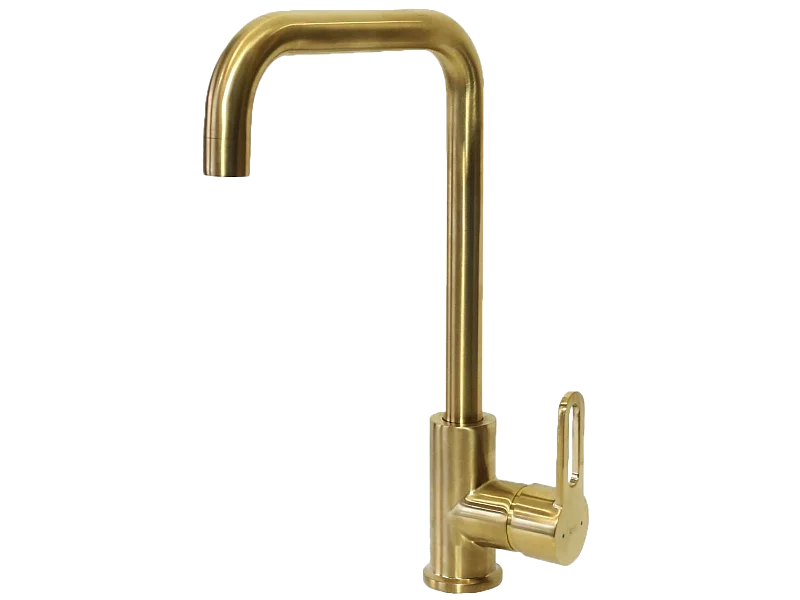 Baltic mitigeur évier or brossé - Essebagno