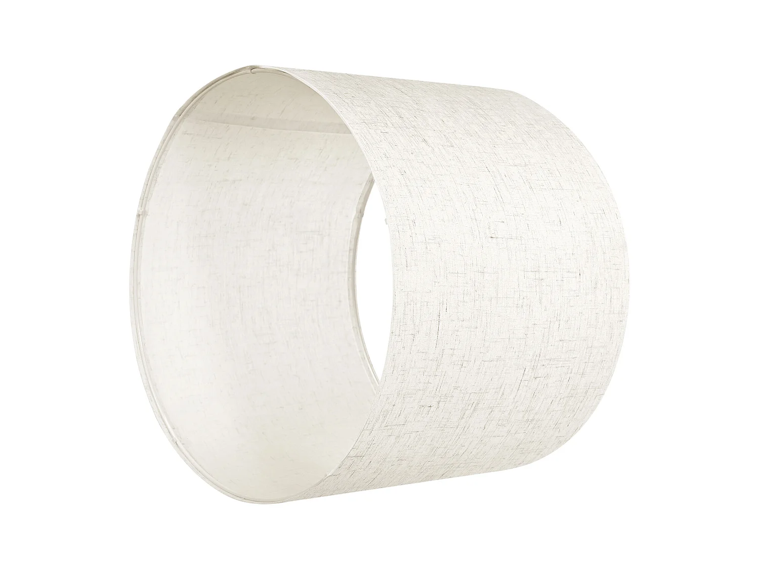 Trommelvormige Lampenkap SucceBuy, 2 Stuks, 33 x 33 x 25 cm, Middelgrote Ronde Vervangende Lampenkap van Linnen voor Staande Lampen en Hanglampen, Licht Linnen